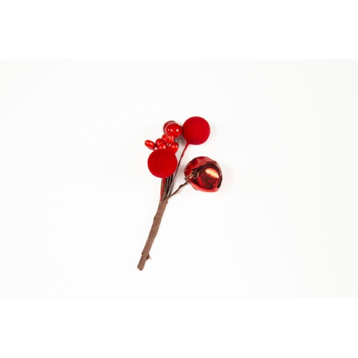 MINI PICK CAMPANELLA BACCHE VELLUTO H.8